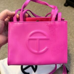 Telfar Small Shopping Bag Fuschia